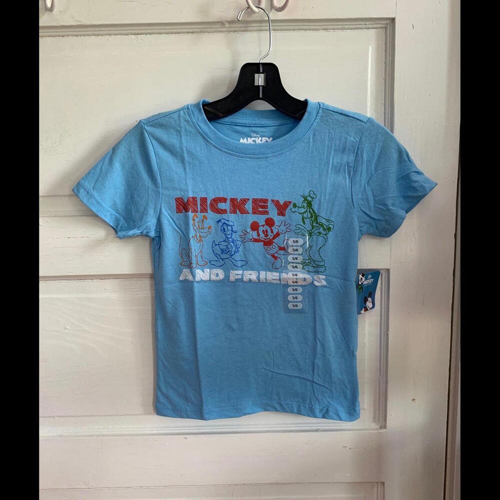 NWT Disney Mickey And Friends Shirt Size Kids 5/6